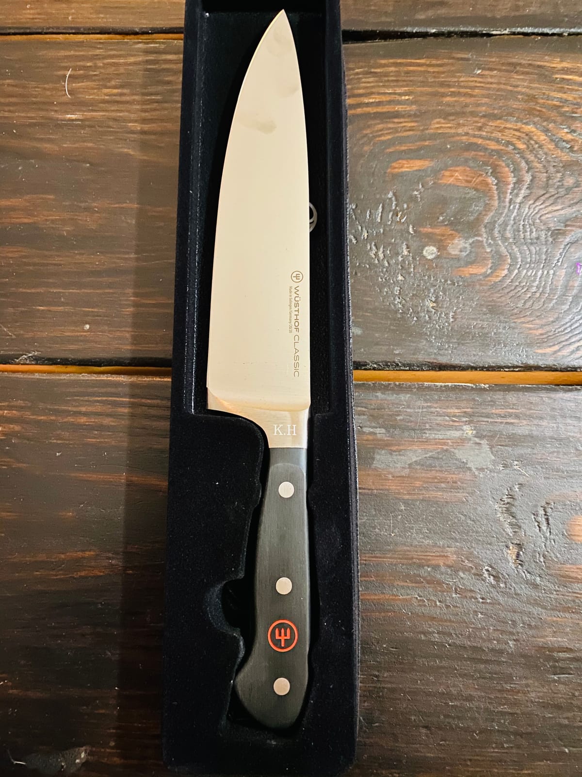 WÜSTHOF Classic 8 Inch Chef’s Knife,Black,8-Inch customer photo 1