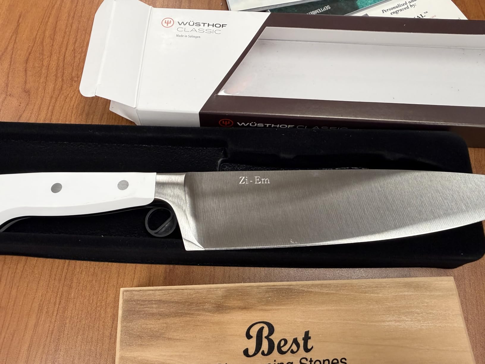 WÜSTHOF Classic 8 Inch Chef’s Knife,Black,8-Inch customer photo 2