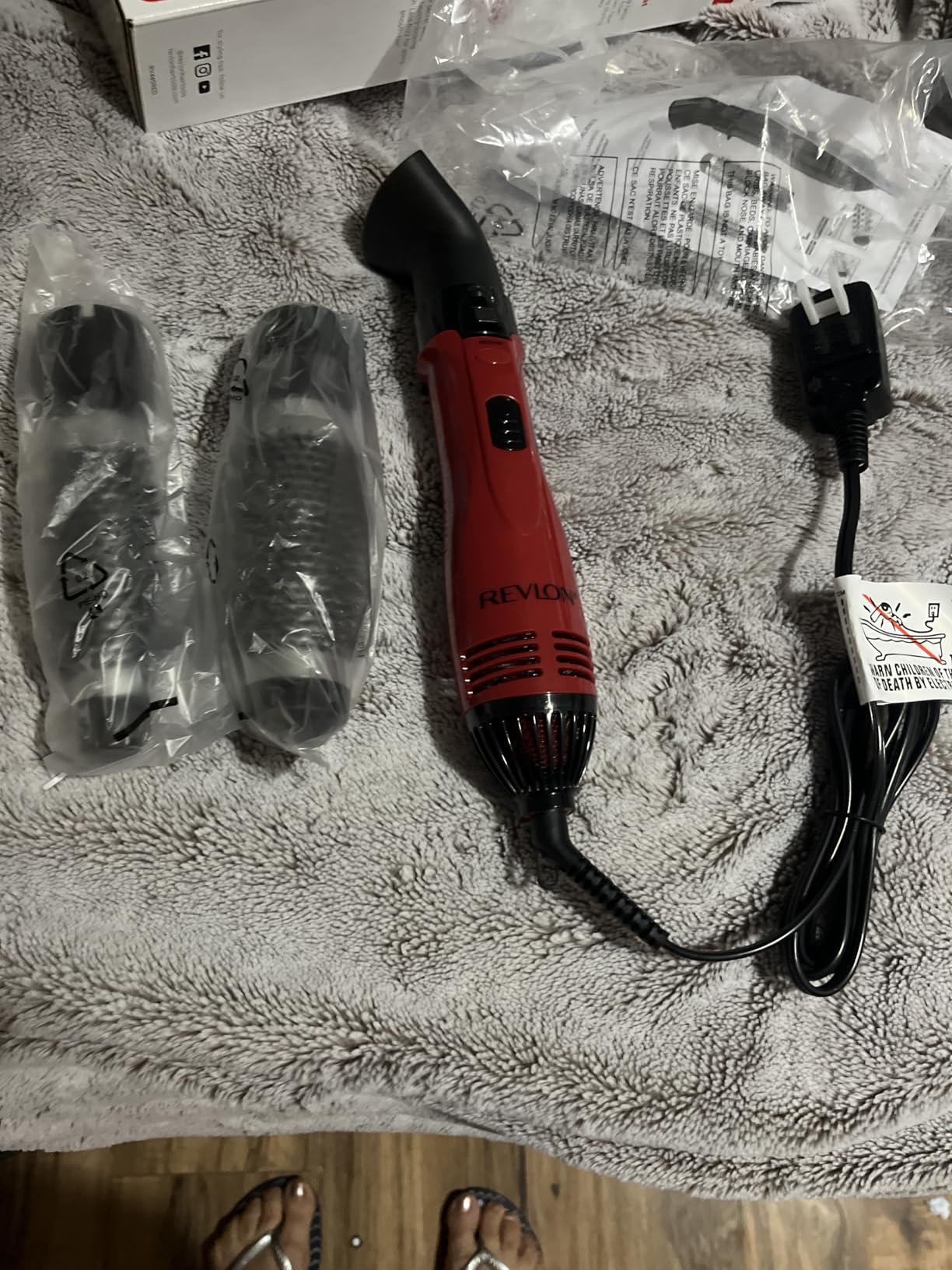 Revlon 1200W Perfect Style Hot Air Kit, 3 Piece Set customer photo 2