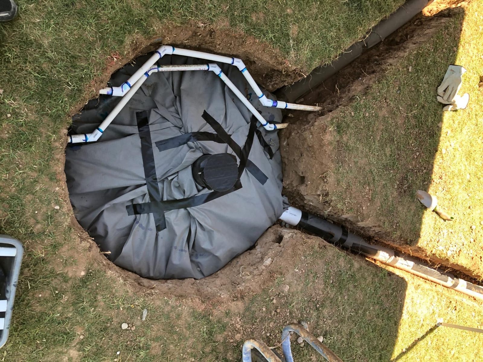 NDS FWAS24 50 Gal. Flo Stormwater Dry Well System Kit with 3 Side Panels & 1 Cover, Ideal for Rainwater Collection, Black customer photo 2