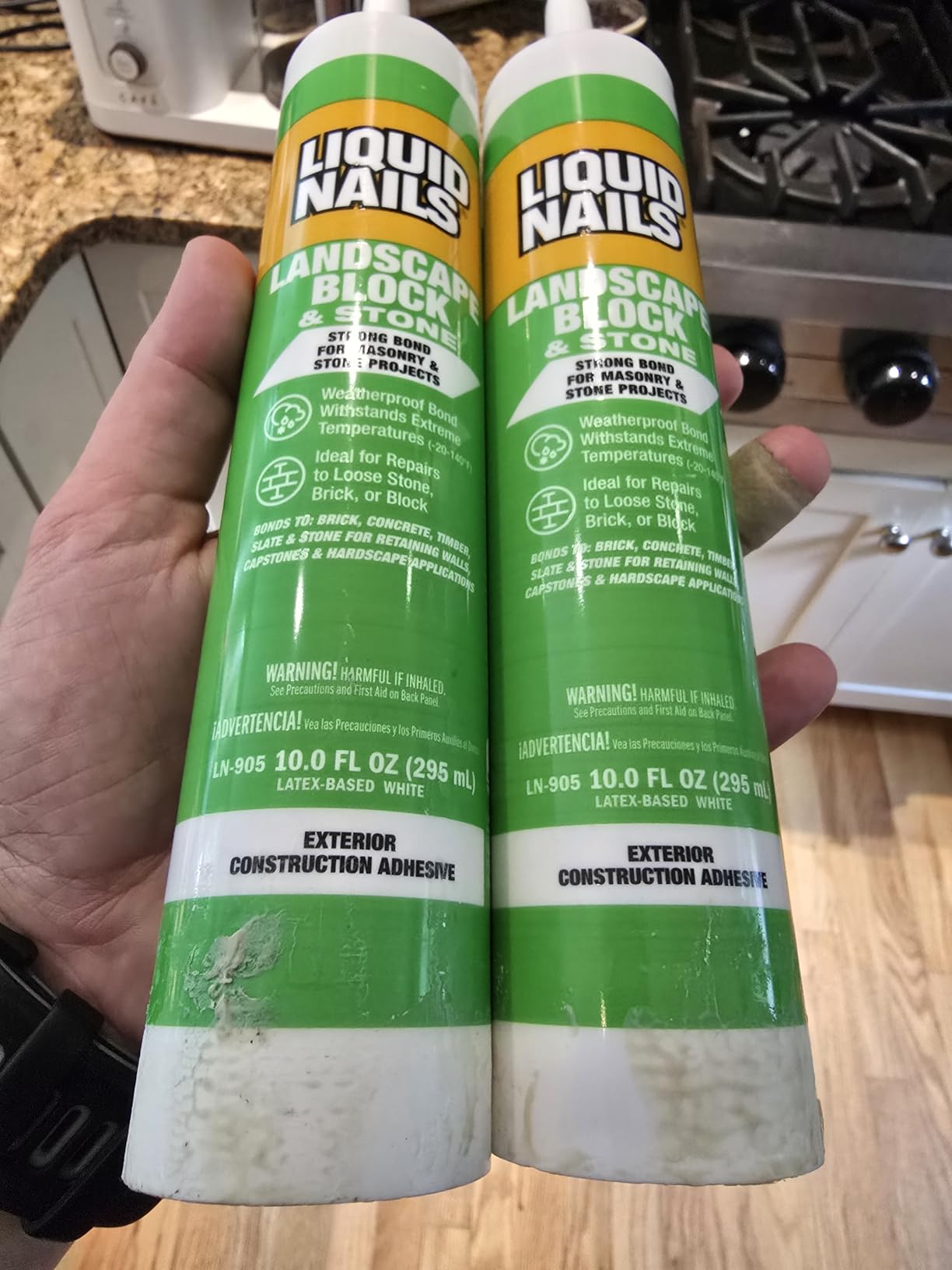 Liquid Nails - LN-905 Landscape Block Adhesive (LN905), Low VOC, 10 oz customer photo 2