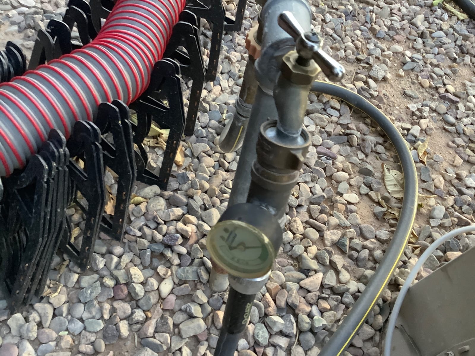 Camco Brass Water Pressure Regulator with Gauge- Helps Protect RV Plumbing and Hoses from High-Pressure City Water - Easy Read Gauge (40064) customer photo 1