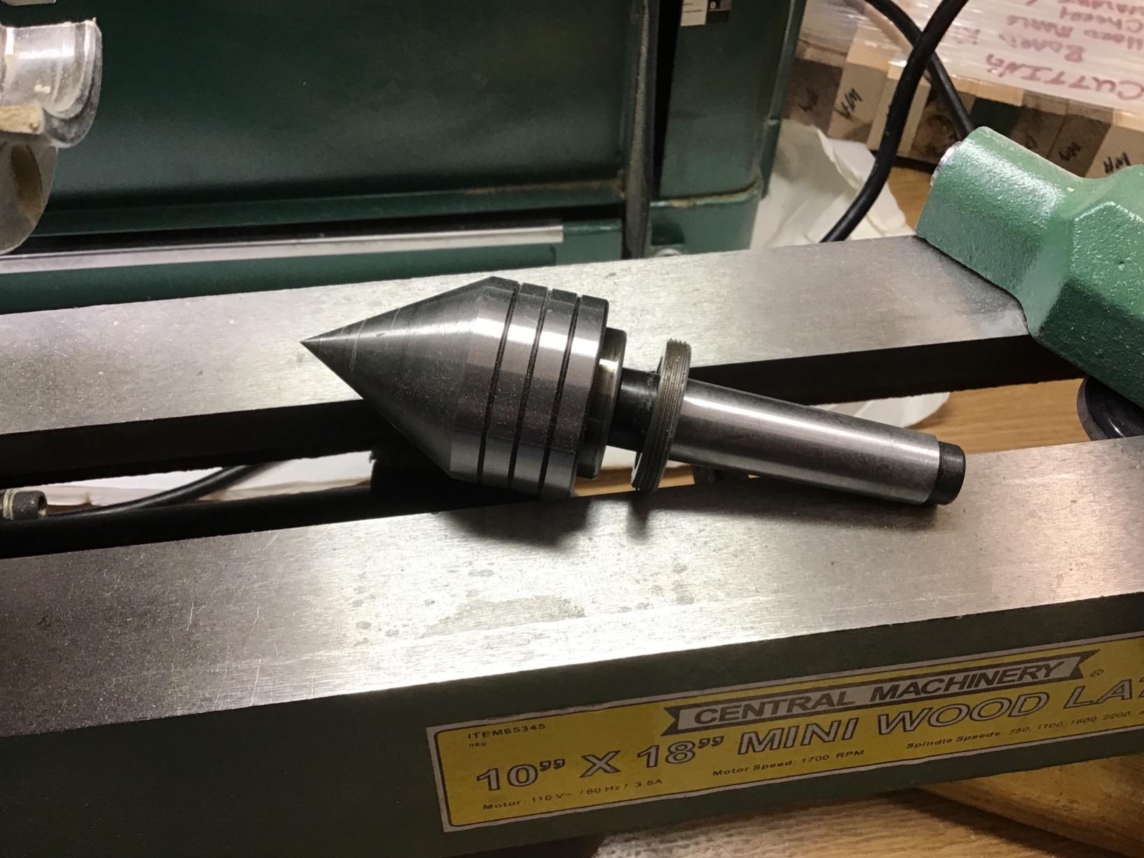PSI Woodworking LCENTLT2#2MT Live Tailstock Center, 60 Degree Point customer photo 1