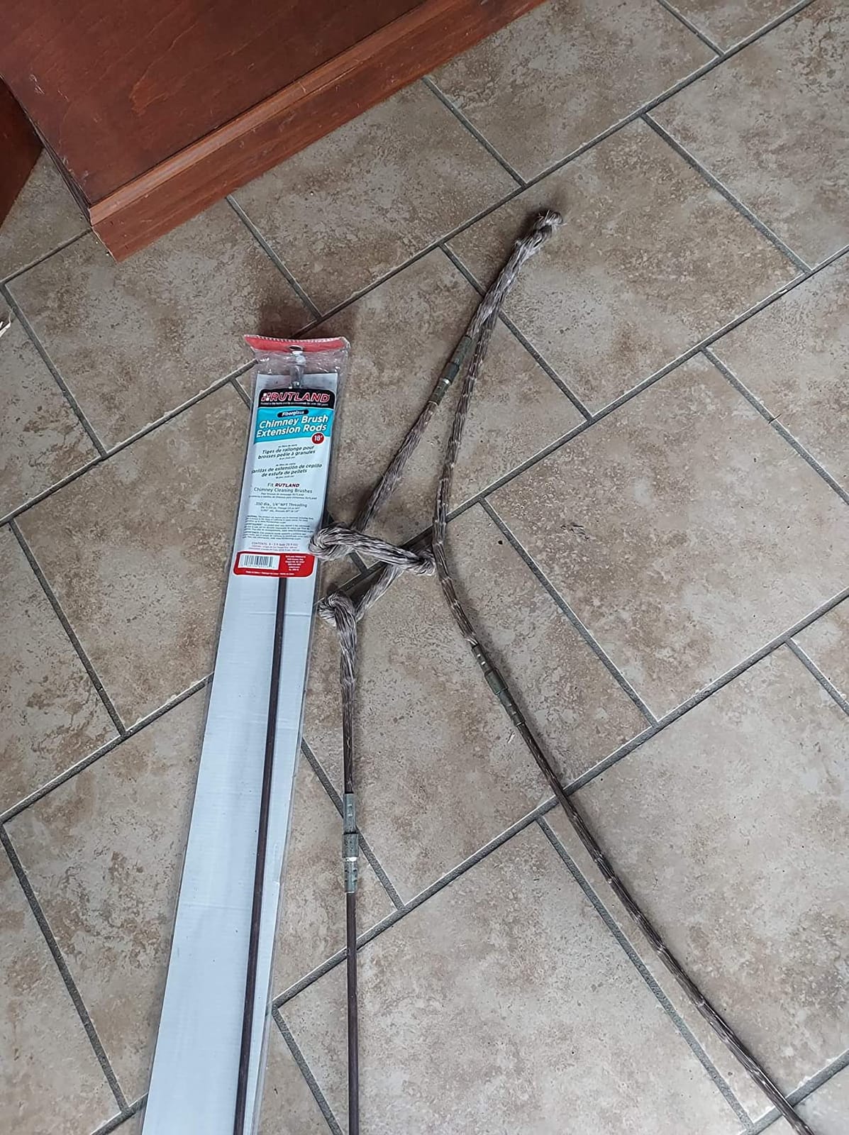Rutland KRK-18 Fiberglass Chimney Brush Rod Kit customer photo 1