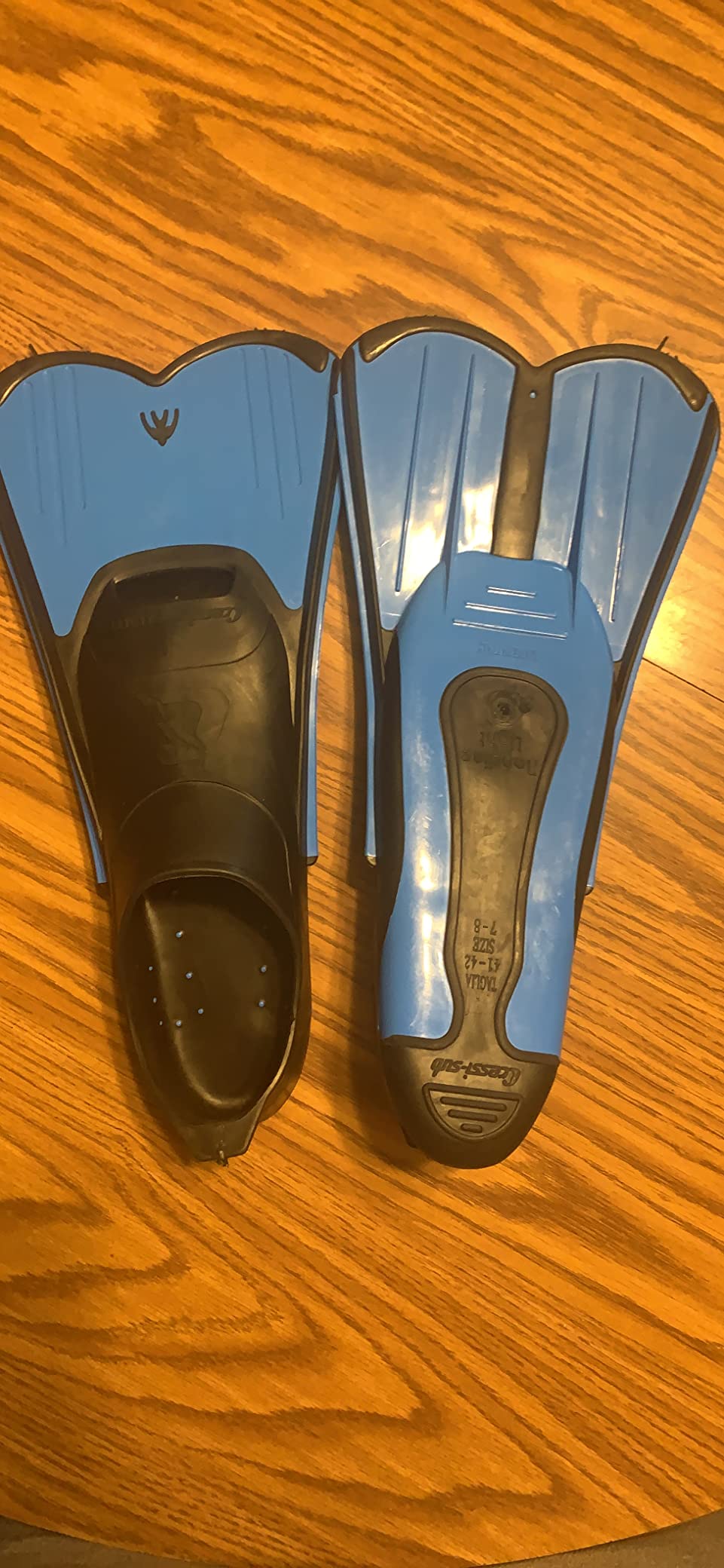 Cressi Short Full Foot Pocket Fins for Swimming or Training in the Pool and in the Sea - Light: made in Italy customer photo 2