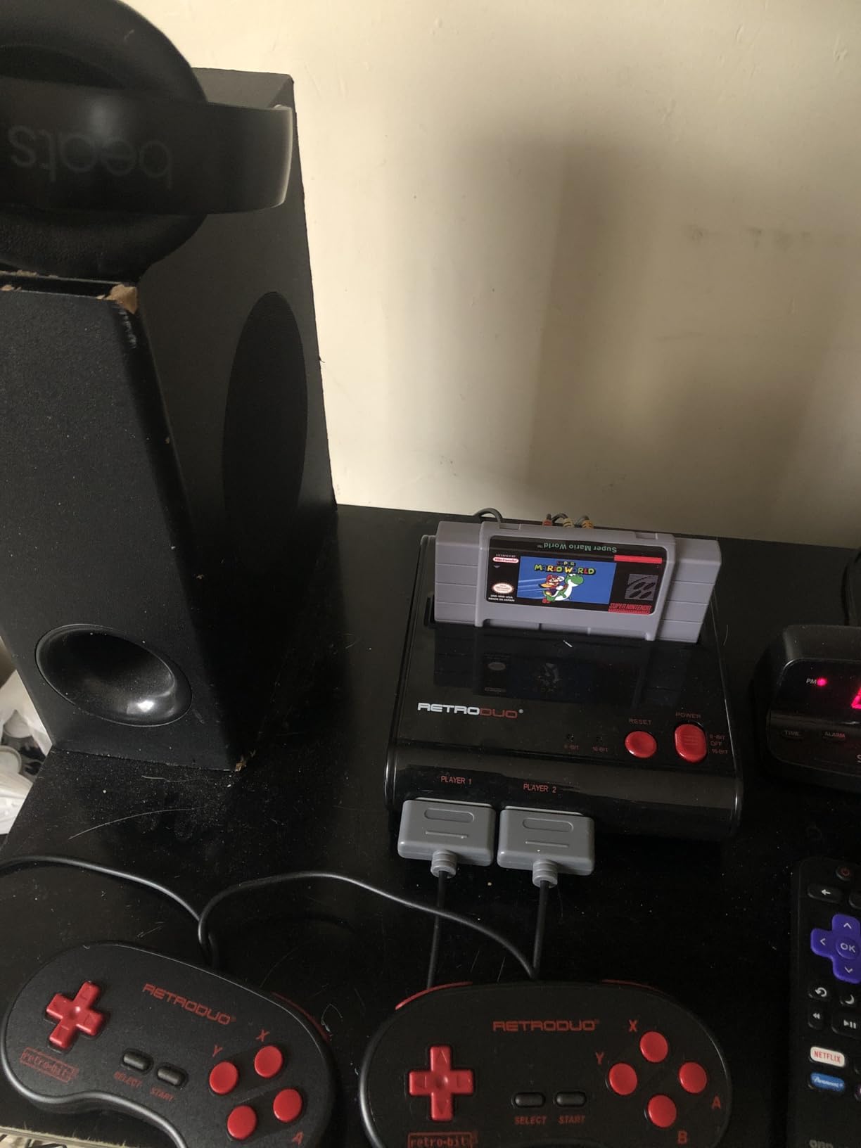 Retro-Bit Retro Duo 2 in 1 Console System - for Original NES/SNES - Black customer photo 1