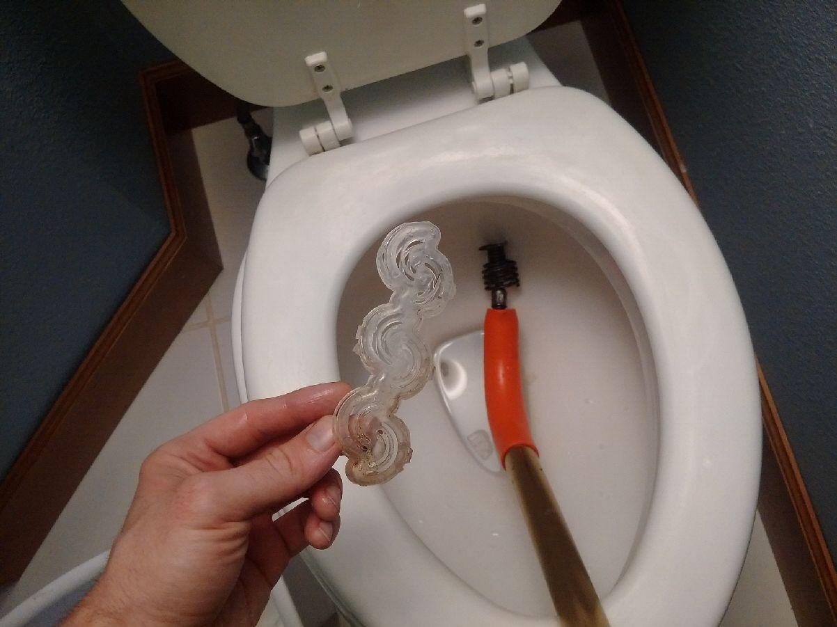 RIDGID 59802 K-6DH Hybrid Toilet Snake Auger with 6' Heavy-Duty Drop Head Tri-Wrap Cable, Manual or Cordless Drill Operated Plumbing customer photo 1