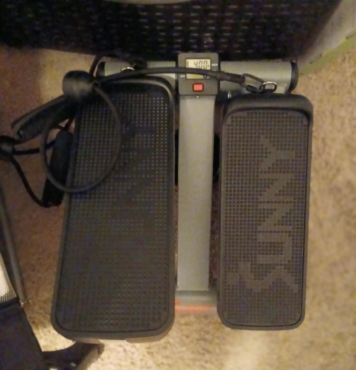 Sunny Health & Fitness Mini Stair Stepper w/Resistance Bands for Home Gym customer photo 2