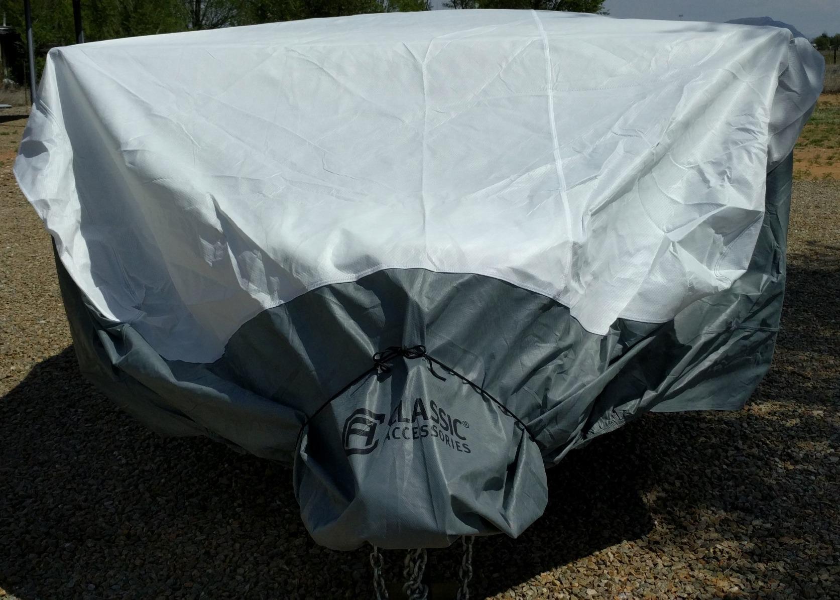 Classic Accessories Over Drive PolyPRO3 Folding Camping Trailer Cover, Fits 8'-10'L, RV Cover, Camper Cover, Travel Trailer Cover customer photo 2