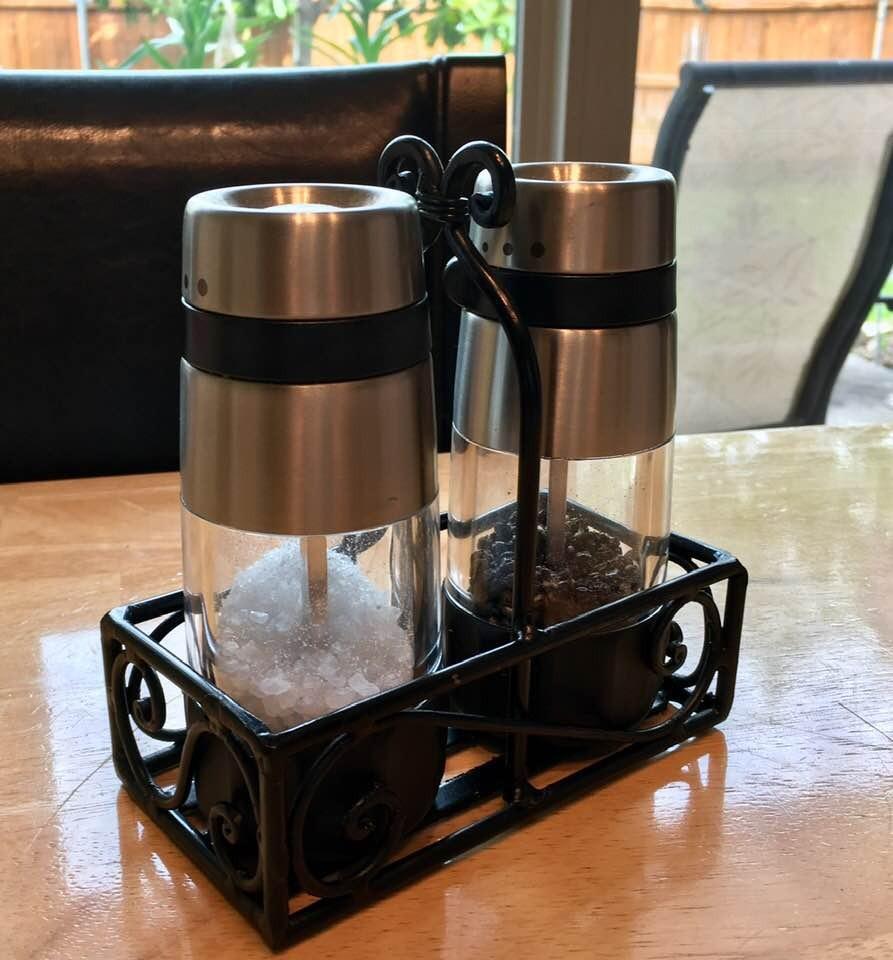 OXO Salt and Pepper Grinder Set, Stainless Steel customer photo 2