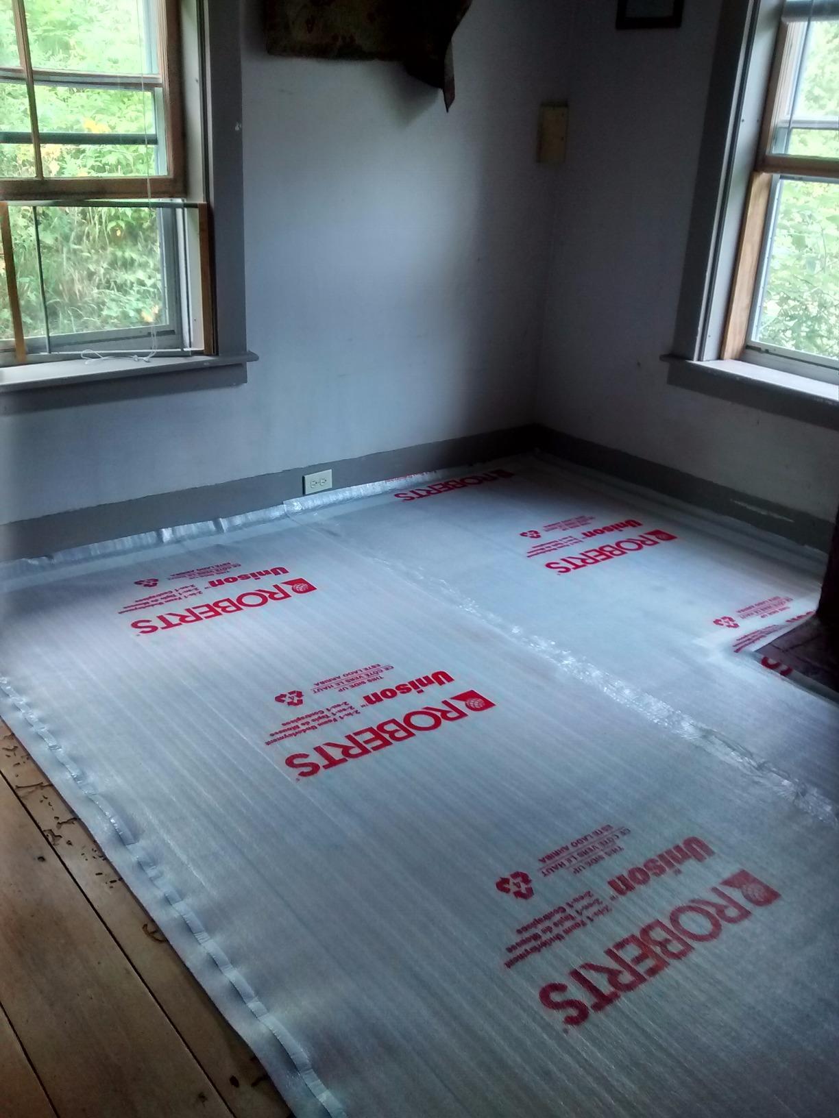ROBERTS 100 sq. ft. Unison Premium 2-in-1 Underlayment customer photo 1