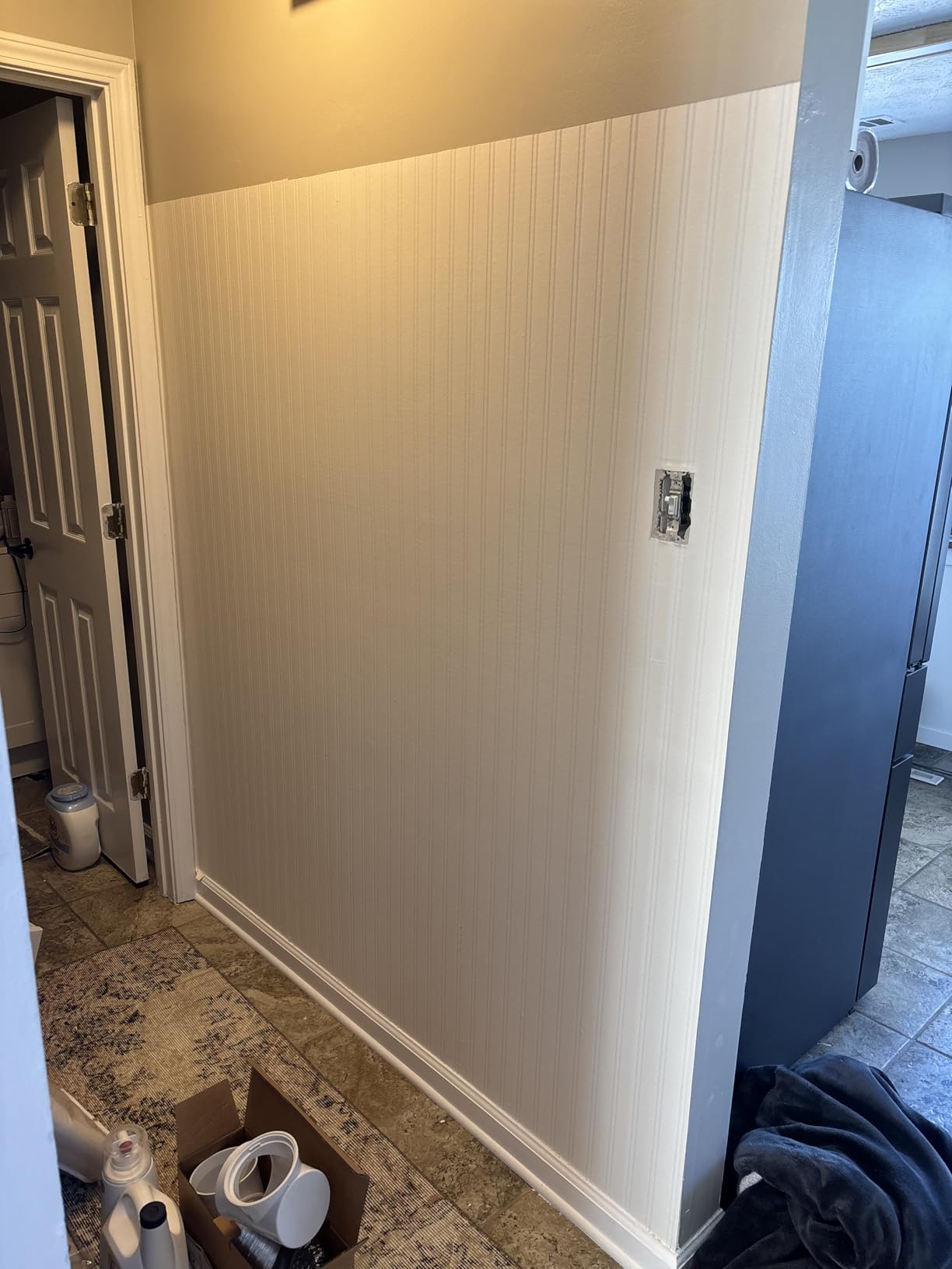 Graham & Brown Superfresco Easy Paintable Pre-Pasted Beadboard Wallpaper customer photo 1