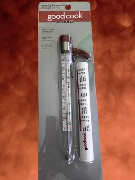 GoodCook Everyday Candy & Deep Fry Thermometer Glass Tube Construction with Built-In Pan Clip Includes Fahrenheit & Celsius Measurements & Protective Storage Sleeve, Red customer photo 2