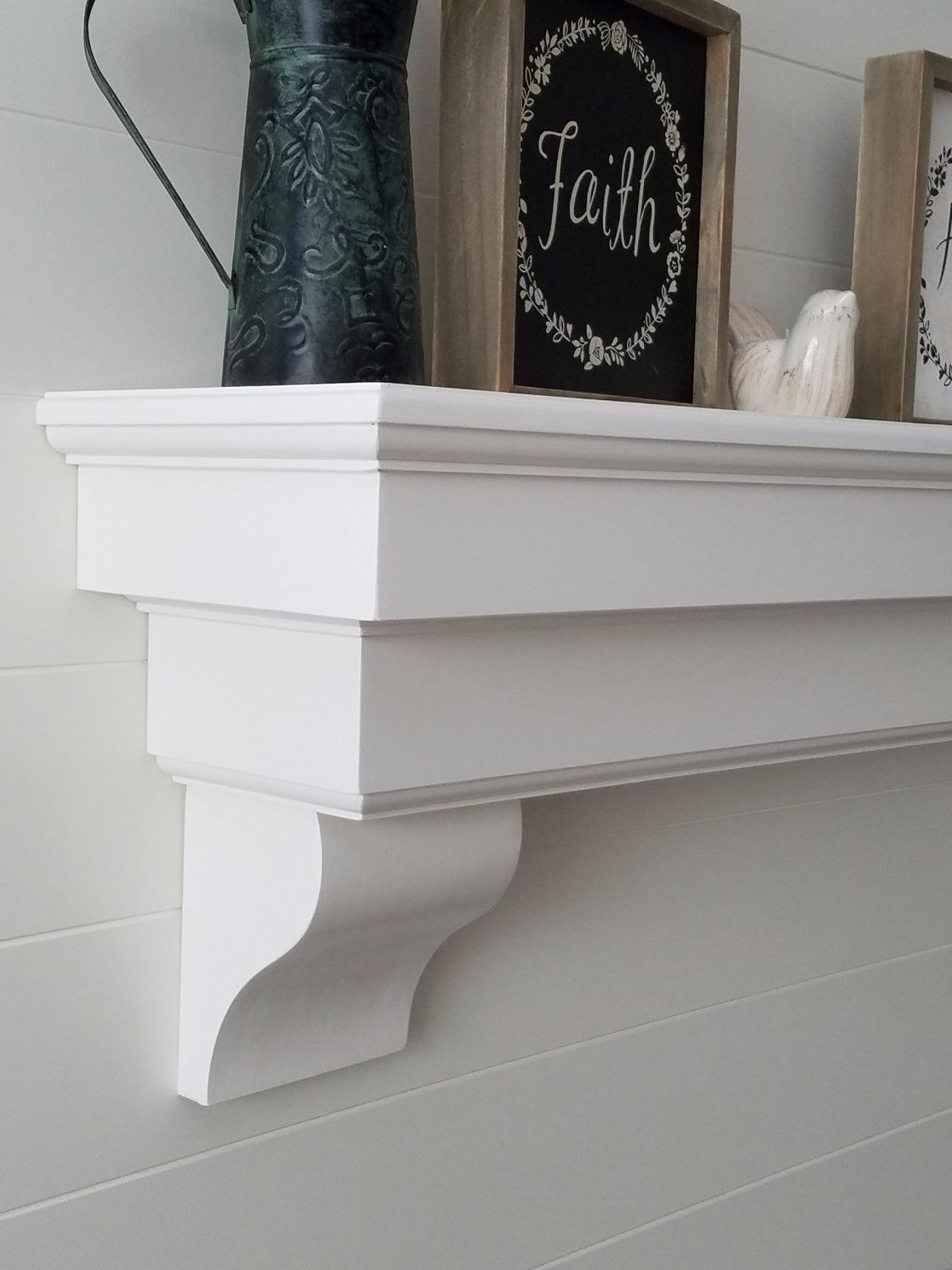 Pearl Mantels 495-60 The Auburn Mantel Shelf, 60