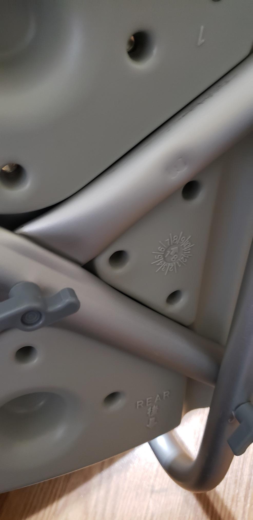 Drive Medical Shower Chair with Back and Suction Feet, Gray customer photo 1
