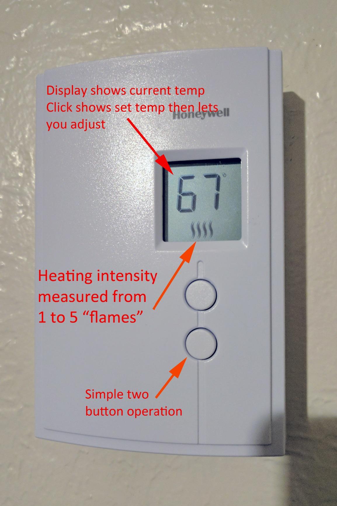 Honeywell Home Digital Non-Programmable Thermostat for Electric Heat Only customer photo 1