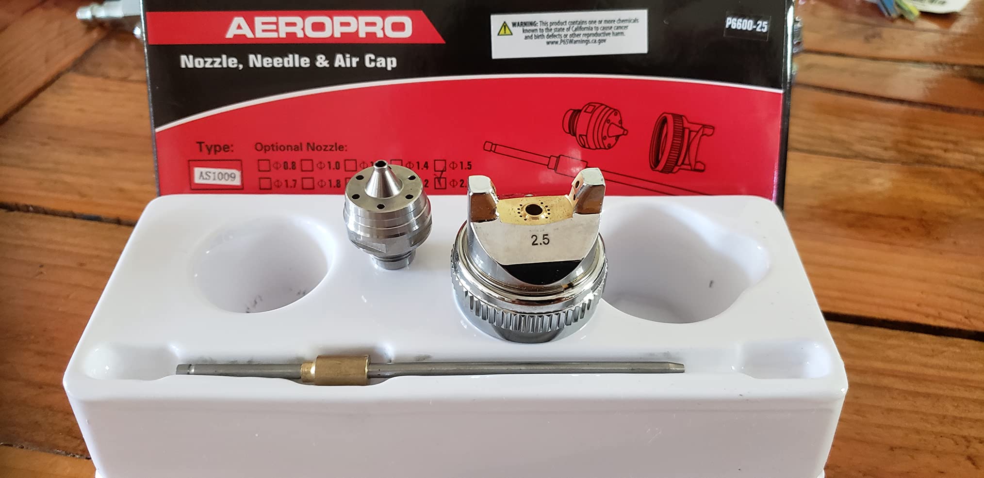 TCP Global 1.5 Needle, Nozzle, Air Cap Set for The G6600 Series Spray Gun customer photo 2