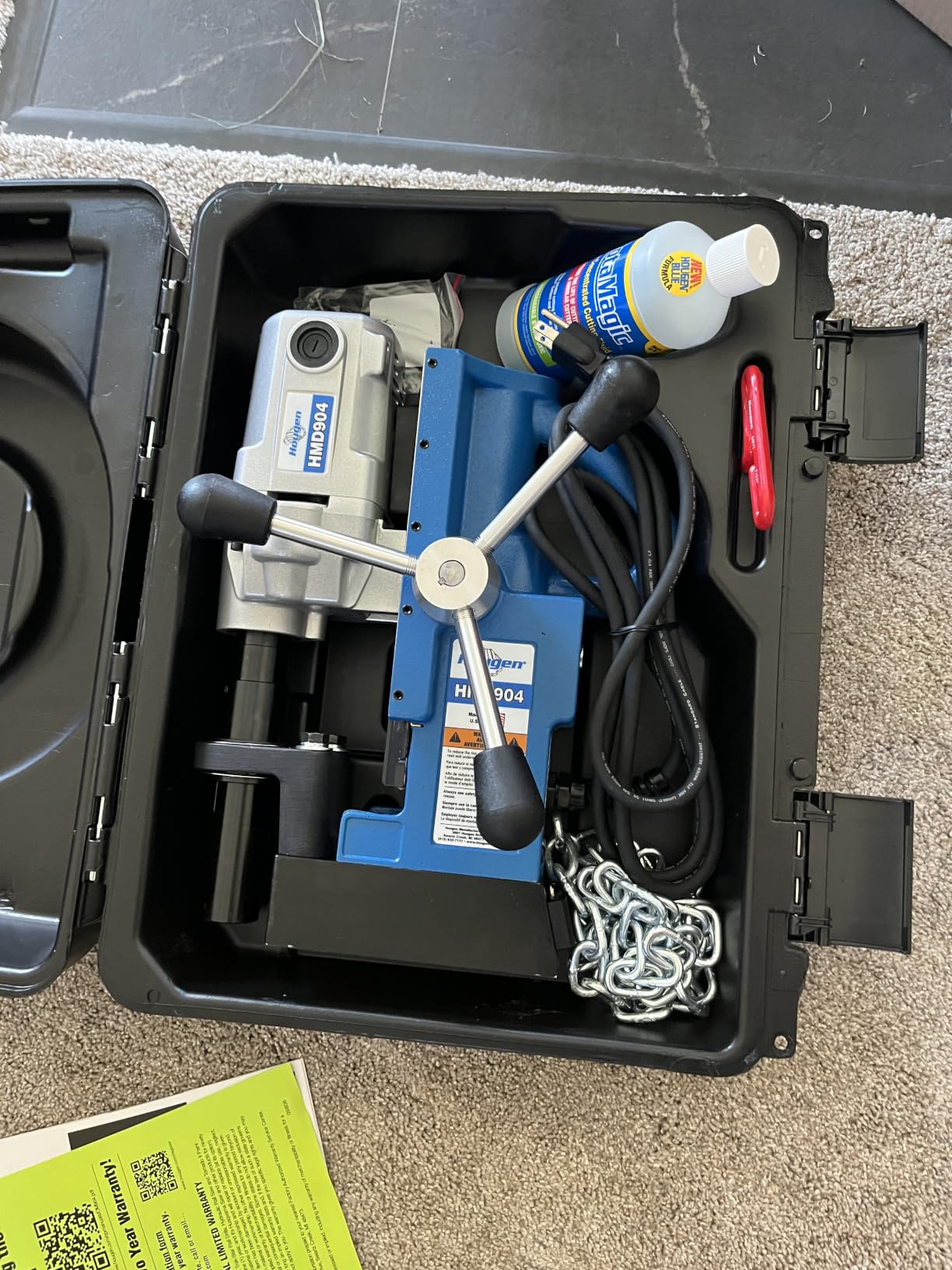 Hougen HMD904 115-Volt Magnetic Drill customer photo 1