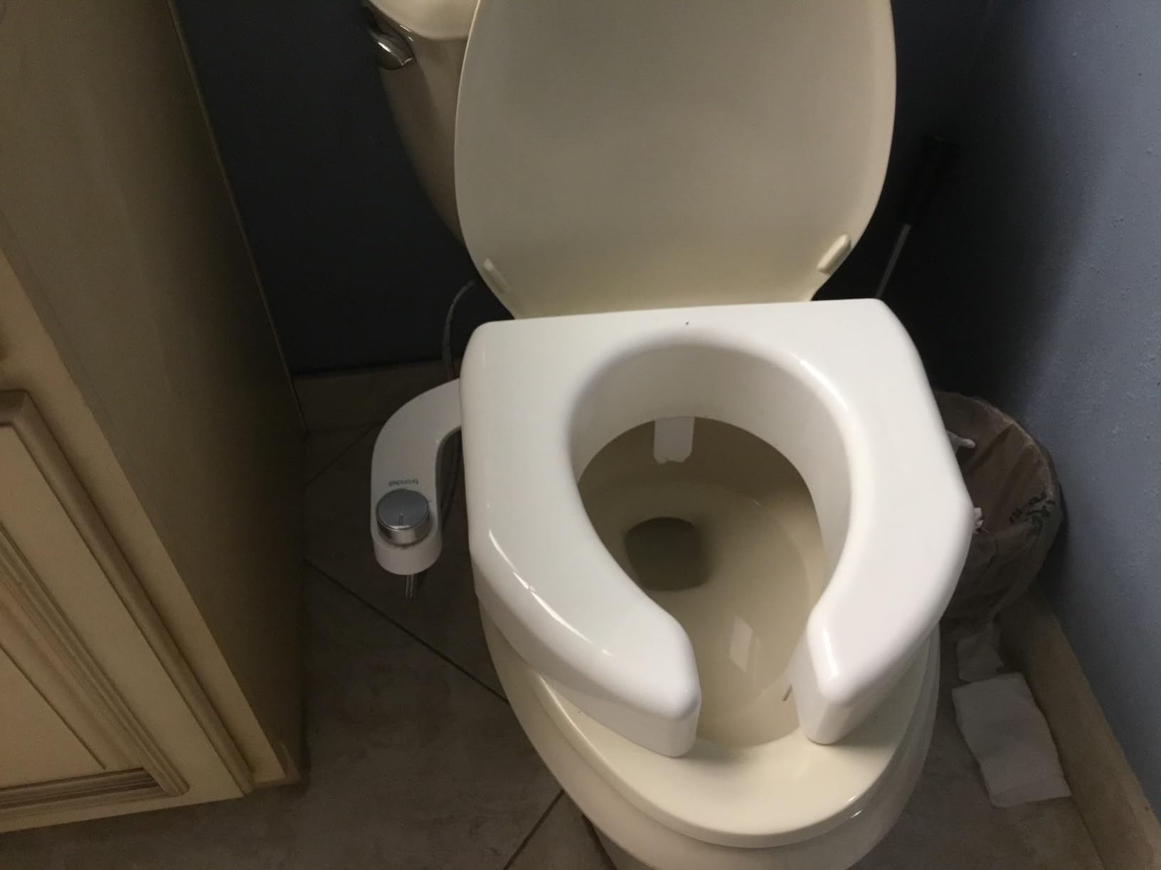 SP 3 Inch Extender Booster Elevated Raised Toilet Seat Risers for Seniors Adults Elderly Handicap Disabled Fits Most Standard and Elongated Toilets - White customer photo 2