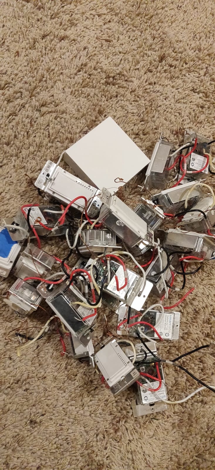 Insteon Smart Dimmer Wall Switch, 600W, Requires Neutral Wire, 2477D, White customer photo 2