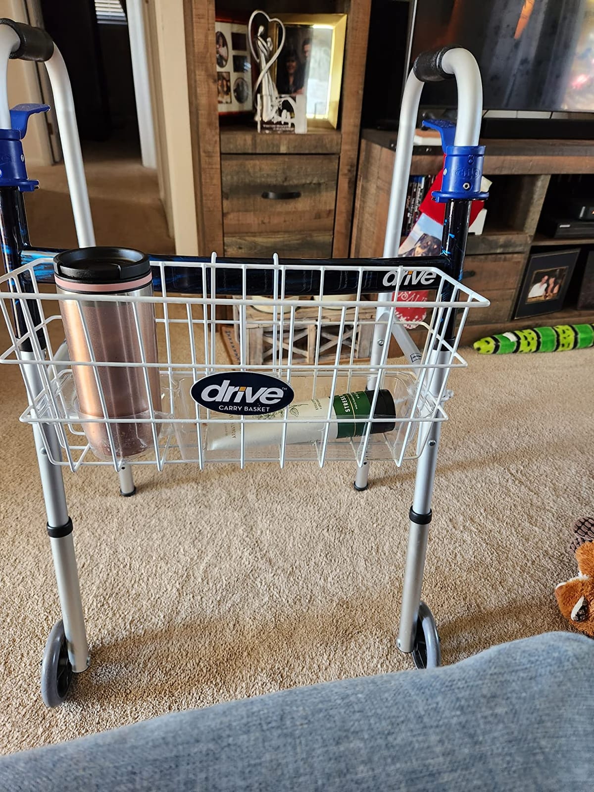 Drive Medical Trigger Release Folding Walker with Contoured Hand Grips customer photo 2