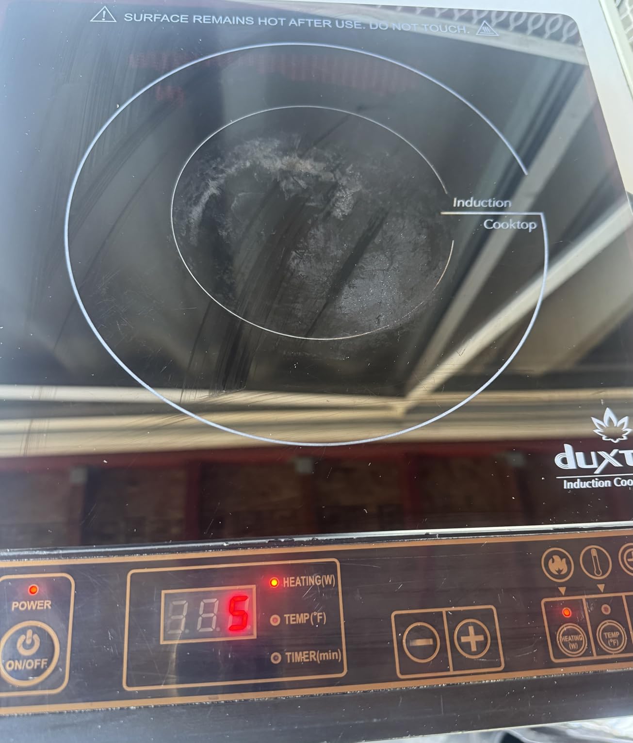Duxtop 1800W Portable Induction Cooktop Countertop Burner, Gold 8100MC customer photo 1