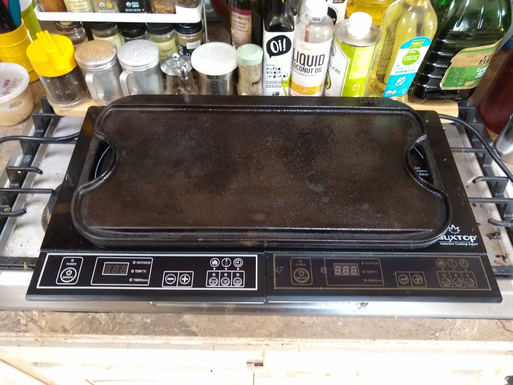 Duxtop 1800W Portable Induction Cooktop Countertop Burner, Gold 8100MC customer photo 2