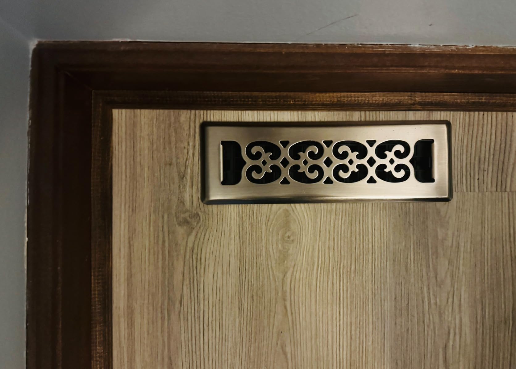 Decor Grates SPH412 Floor Register, 4x12, Polished Brass Finish customer photo 1