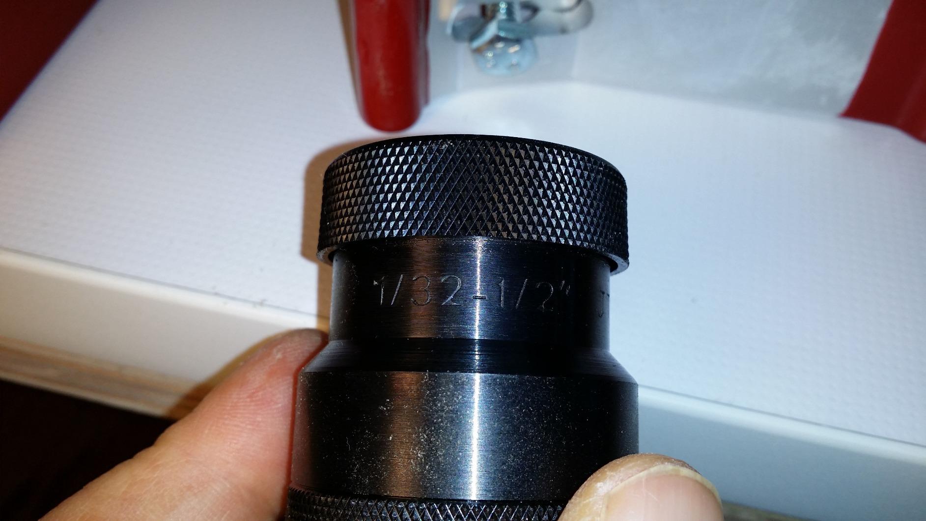 PSI Woodworking Products TM32KL 1/2-Inch Keyless Drill Chuck with #2 Morse Taper Arbor (1/2