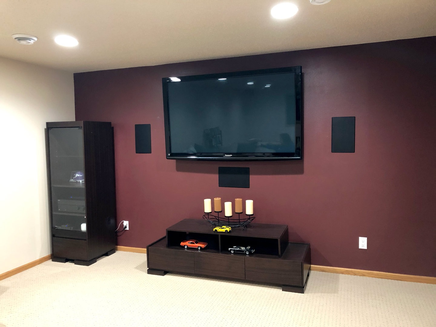 Polk Audio 255c-RT In-Wall Speaker, The Vanishing Series, Black/White customer photo 2