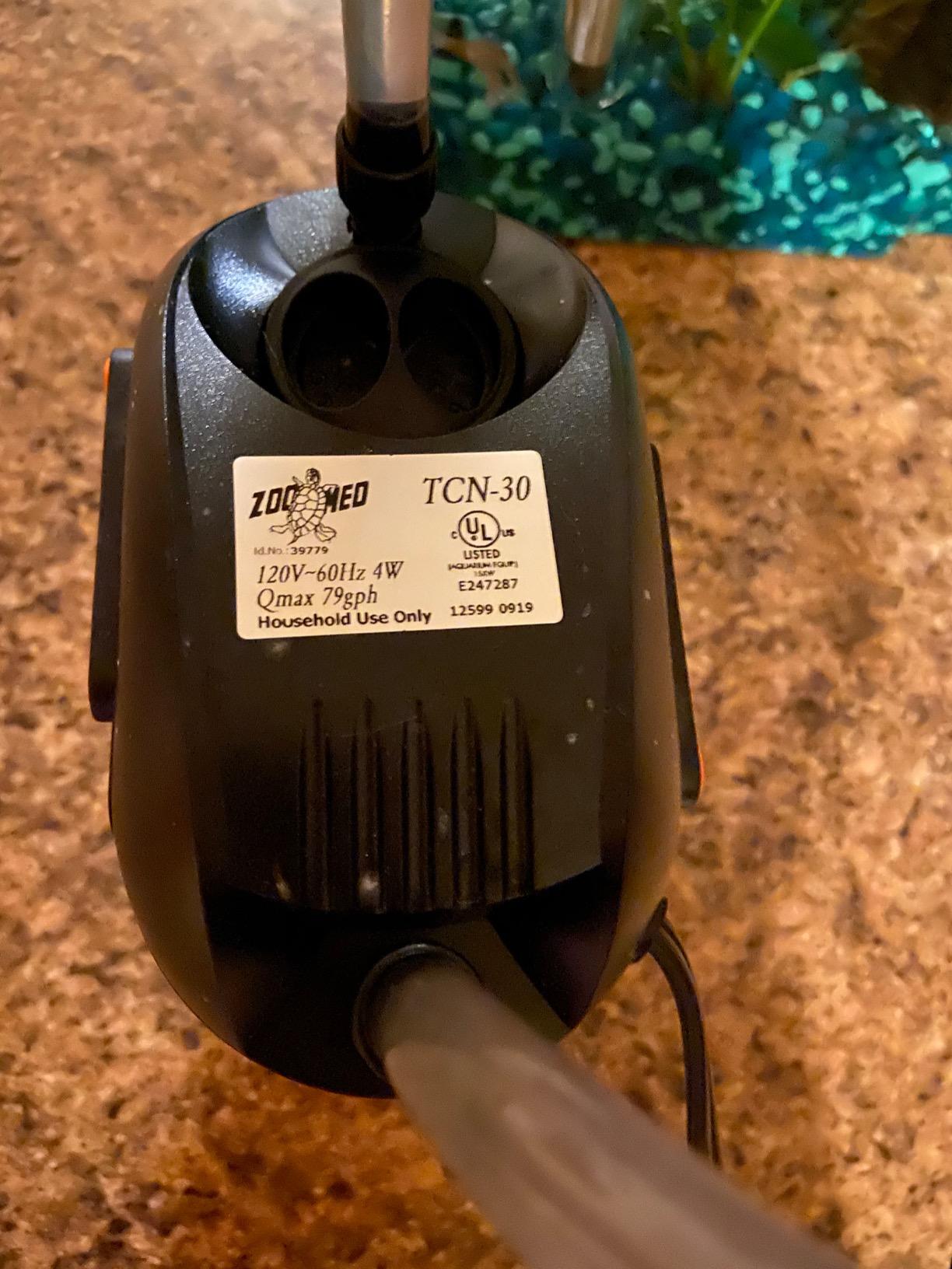Zoo Med Nano 10 External Canister Filter, up to 10 Gallons,Black customer photo 1