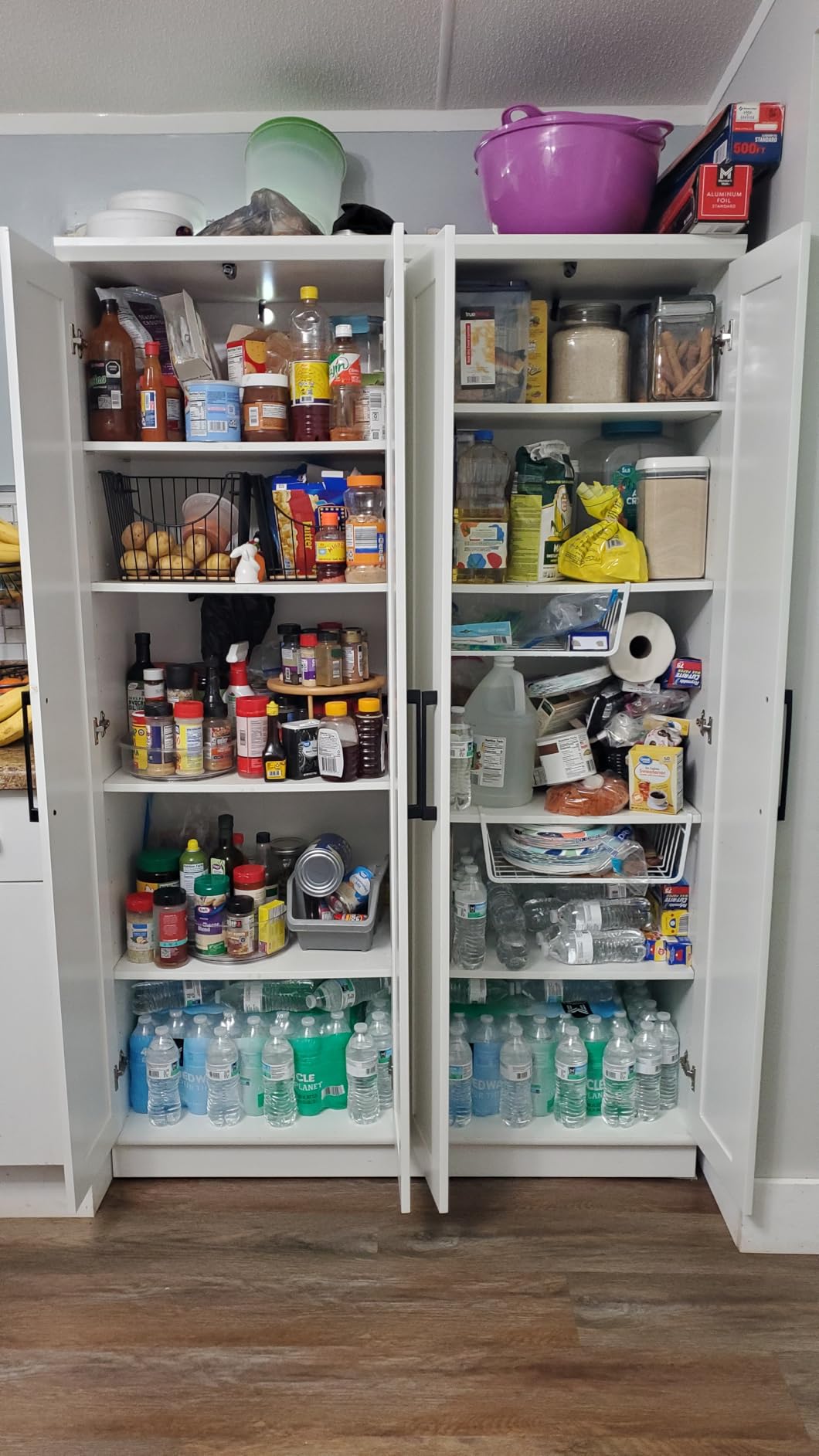 Sauder HomePlus Storage Cabinet/ Pantry cabinets, Dakota Oak finish customer photo 1