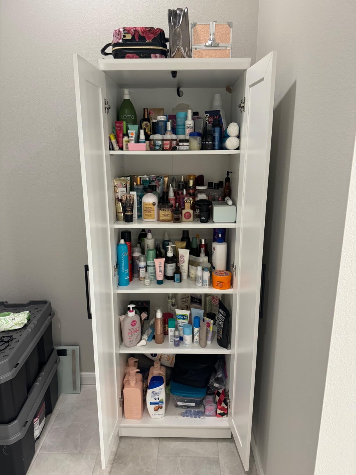 Sauder HomePlus Storage Cabinet/ Pantry cabinets, Dakota Oak finish customer photo 2