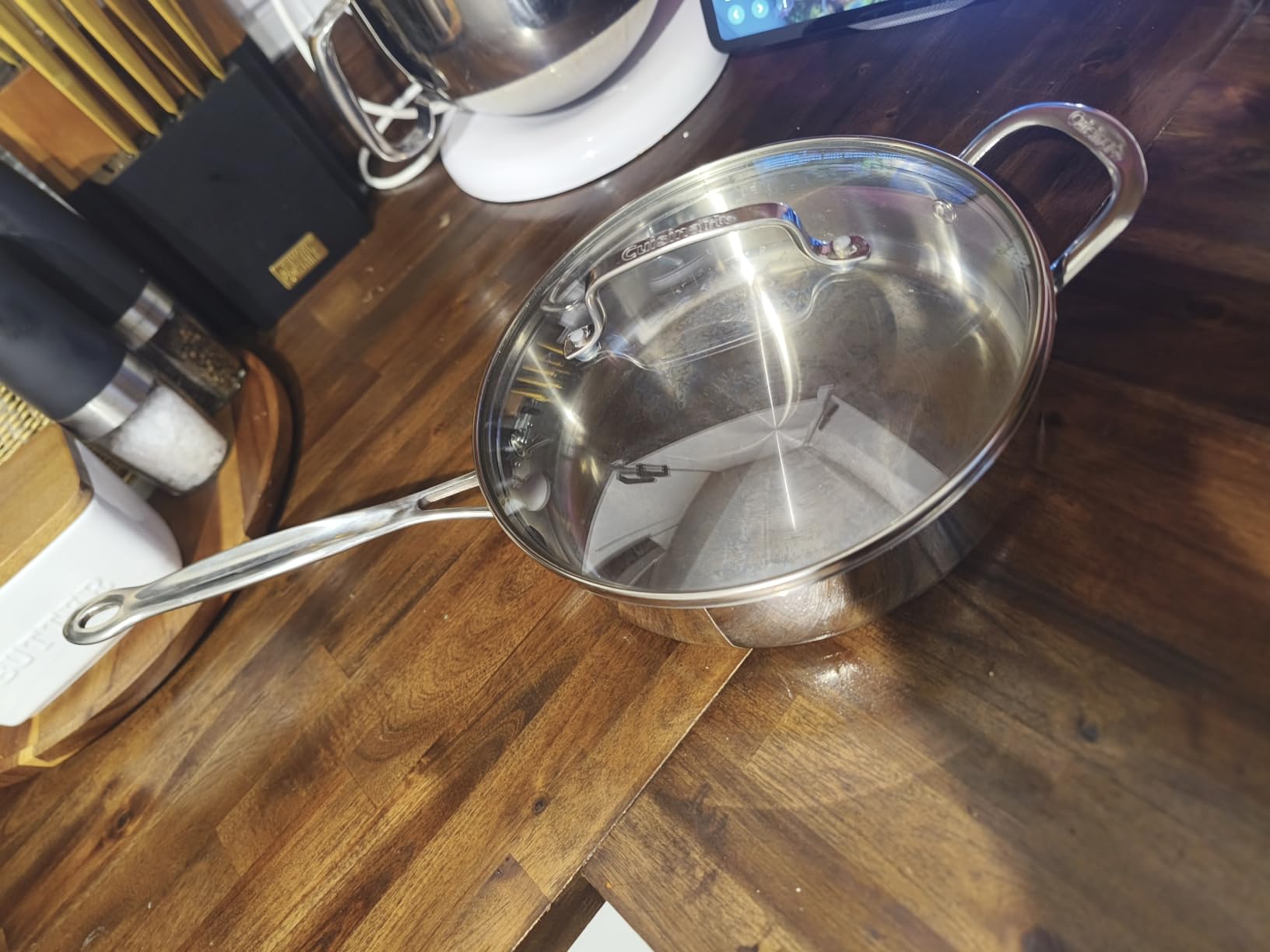 Cuisinart Chef’s Classic 11-Piece Stainless Steel Pots and Pans Set, Cookware Set Compatible with Induction, Electric, Gas Cooktops, Aluminum Core for Even Heat, Cool Grip Handles, Dishwasher Safe customer photo 2