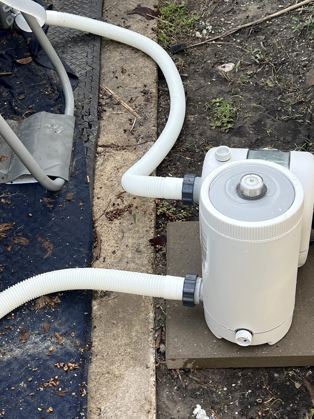 Intex C2500 Krystal Clear Cartridge Filter Pump for Above Ground Pools: 2500 GPH Pump Flow Rate – Improved Circulation and Filtration – Easy Installation – Improved Water Clarity – Easy-to-Clean customer photo 2