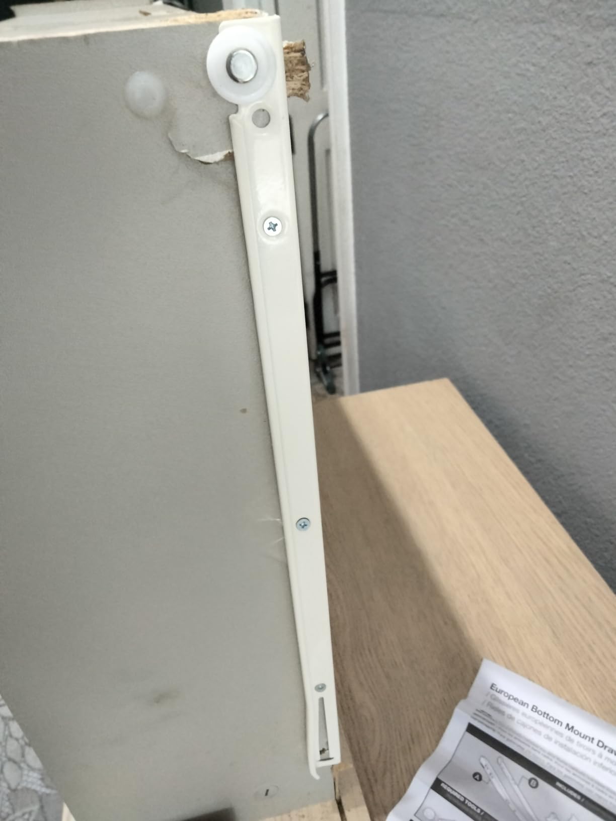 Liberty D68816C-W-TS 16-Inch Bottom Mount Drawer Slide customer photo 2