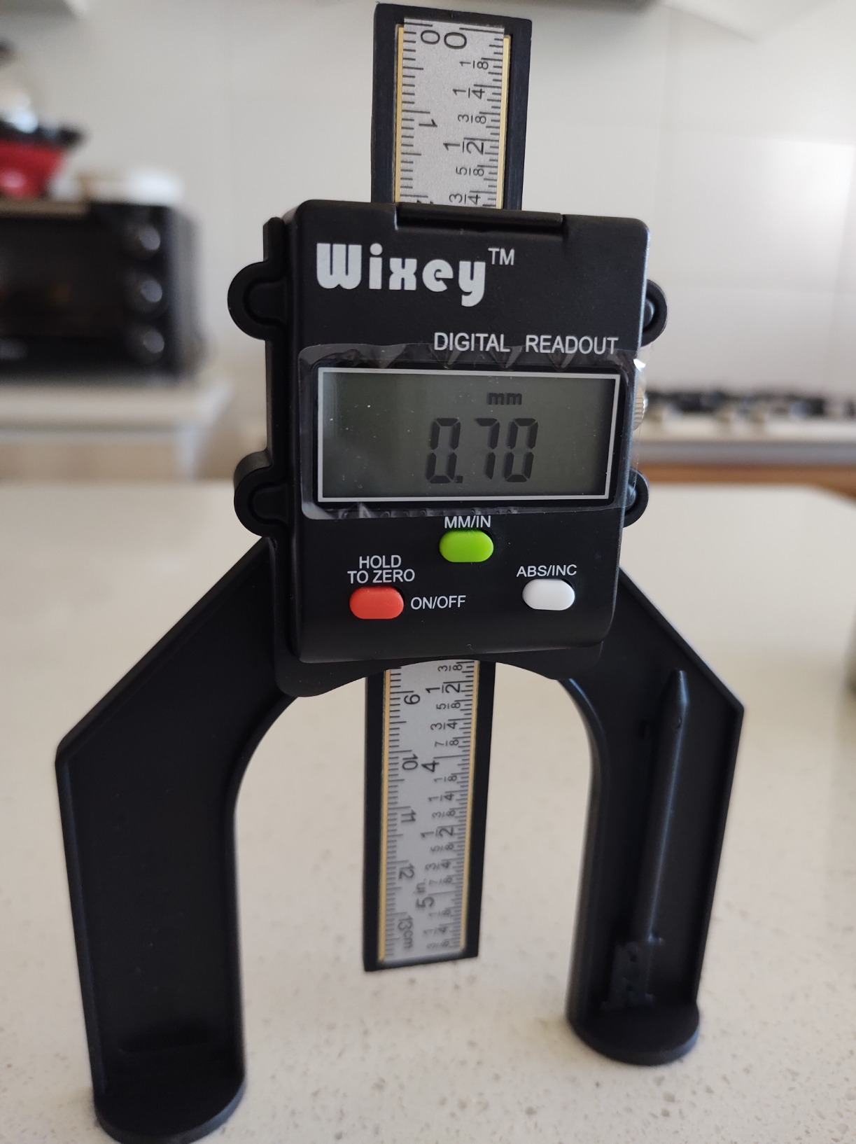 Wixey Mini Digital Height Gauge for Router Table & Table Saw Measuring Tool customer photo 1