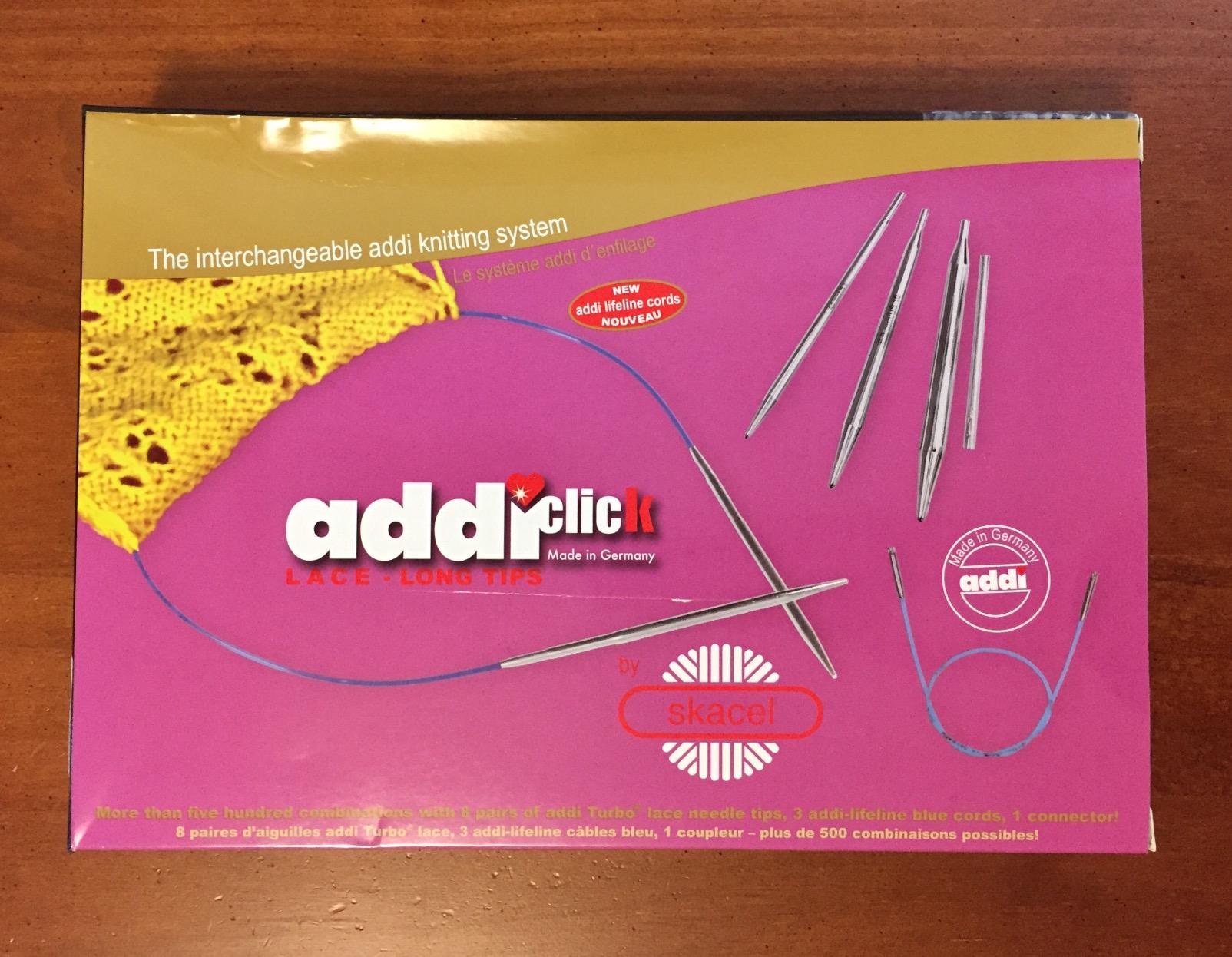 addi Click Rocket Lace Long Tip Interchangeable Circular Knitting Needle System with Exclusive Blue Cords customer photo 2