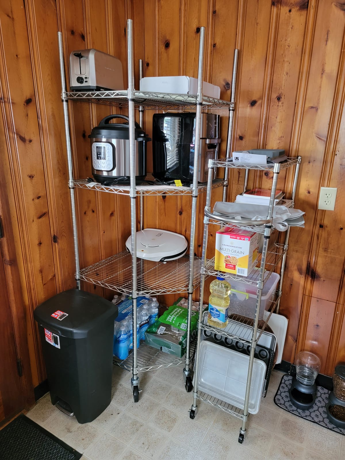 TRINITY EcoStorage 5-Tier NSF Heavy Duty Commercial Wire Shelving w Wheels customer photo 1