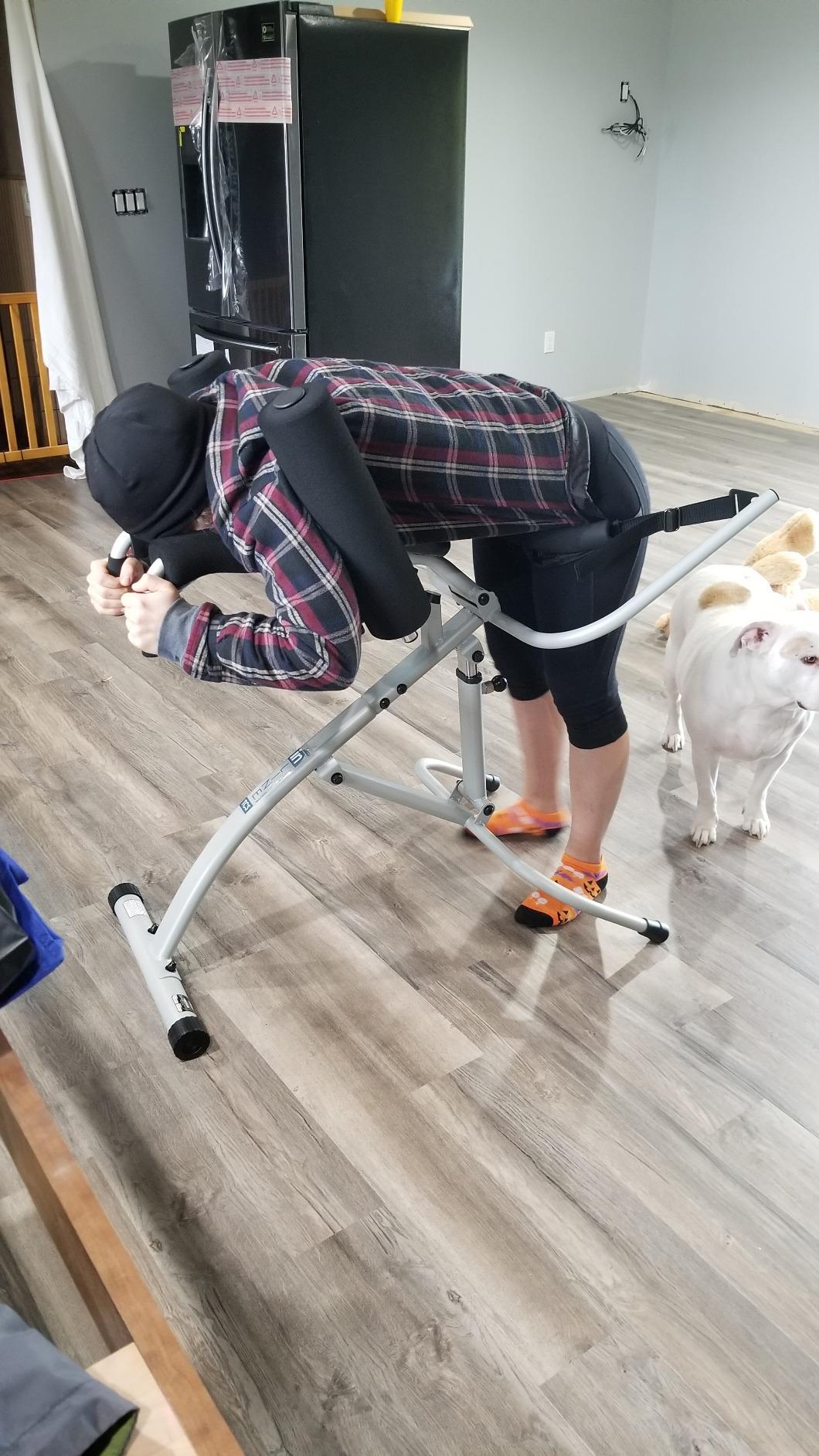 Stamina InLine Traction Control System, Spine Decompression Workout Machine customer photo 2