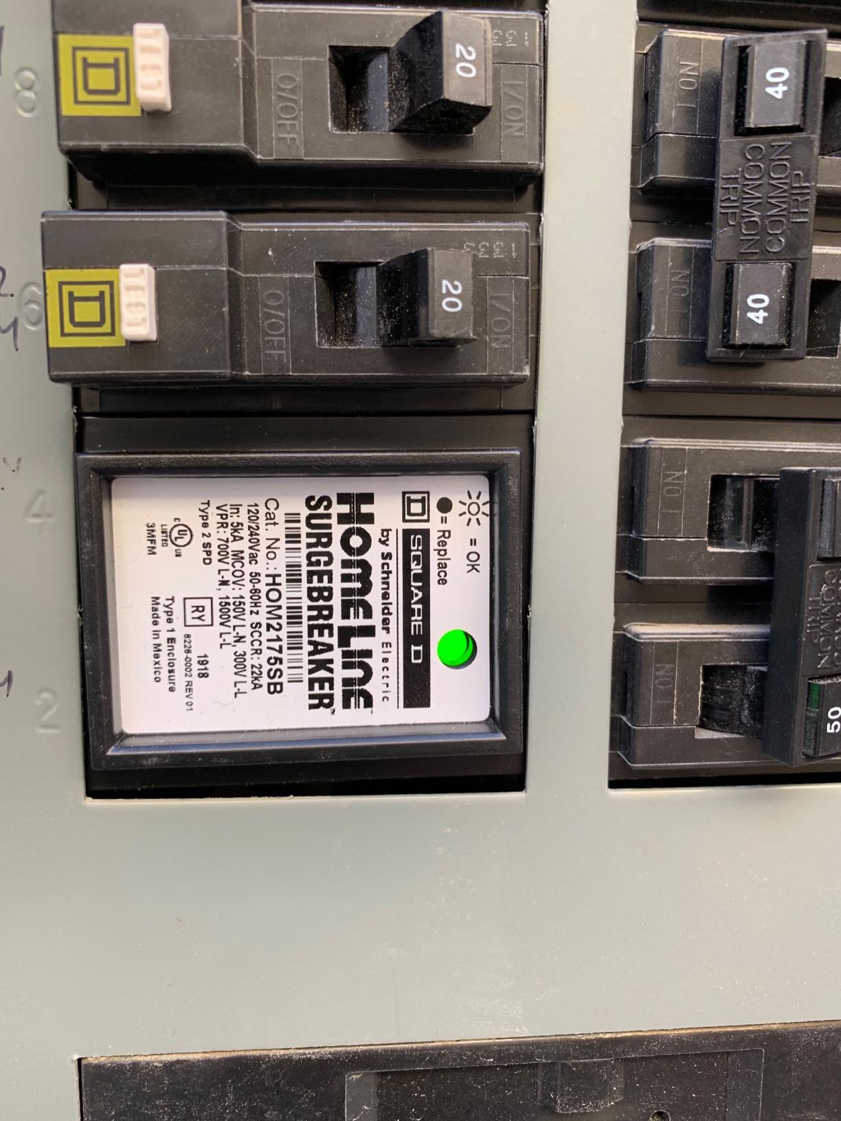 Square D by Schneider Electric HOM2175SB Homeline SurgeBreaker, Surge Protection Device, 25kA, 120/240V, 1-Phase, 3-Wire customer photo 1