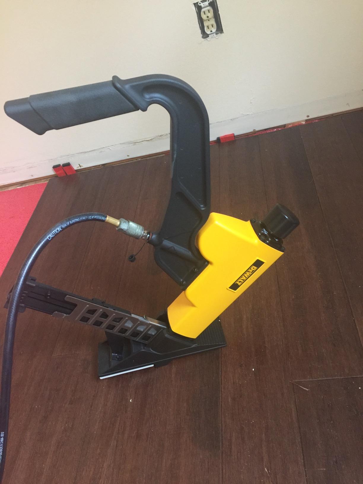 DEWALT Flooring Stapler, 2-in-1 Tool (DWFP12569) customer photo 1