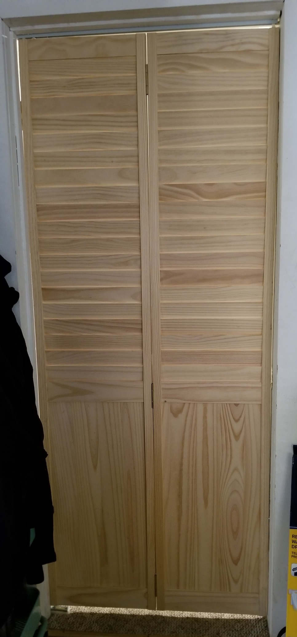 Kimberly Bay Closet Door, Bi-fold, Louver Panel Plantation (24x80) customer photo 2