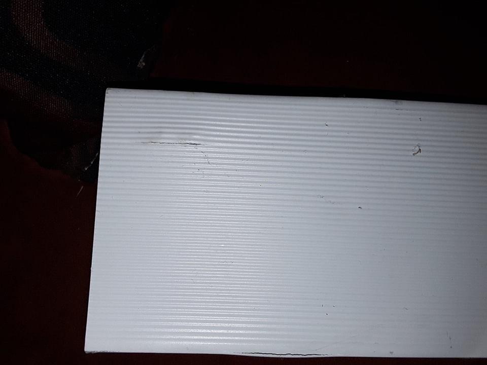 Vertical Hard Window Patio Blinds, 78 x 84 in, White customer photo 2
