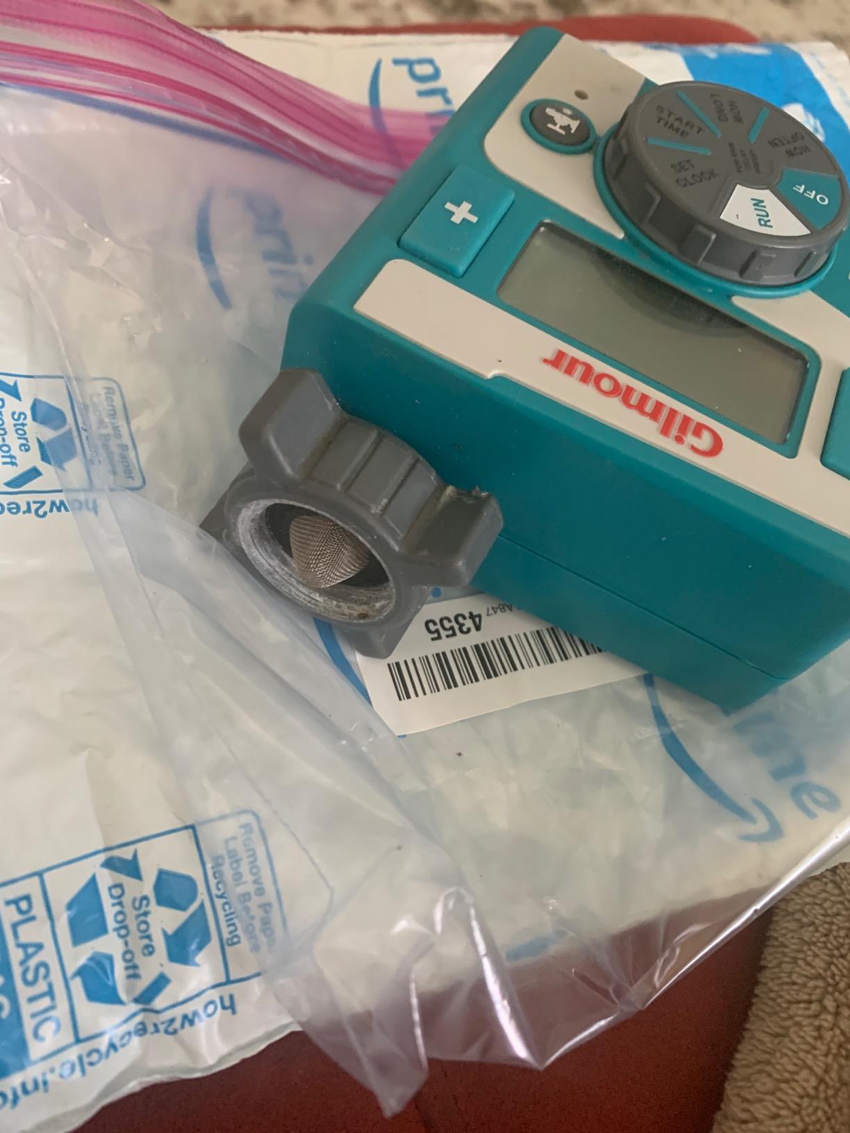 Gilmour Single Outlet Electronic Water Timer for Garden Hose, Irrigation Timer for Sprinklers and Drip Lines, Blue customer photo 2