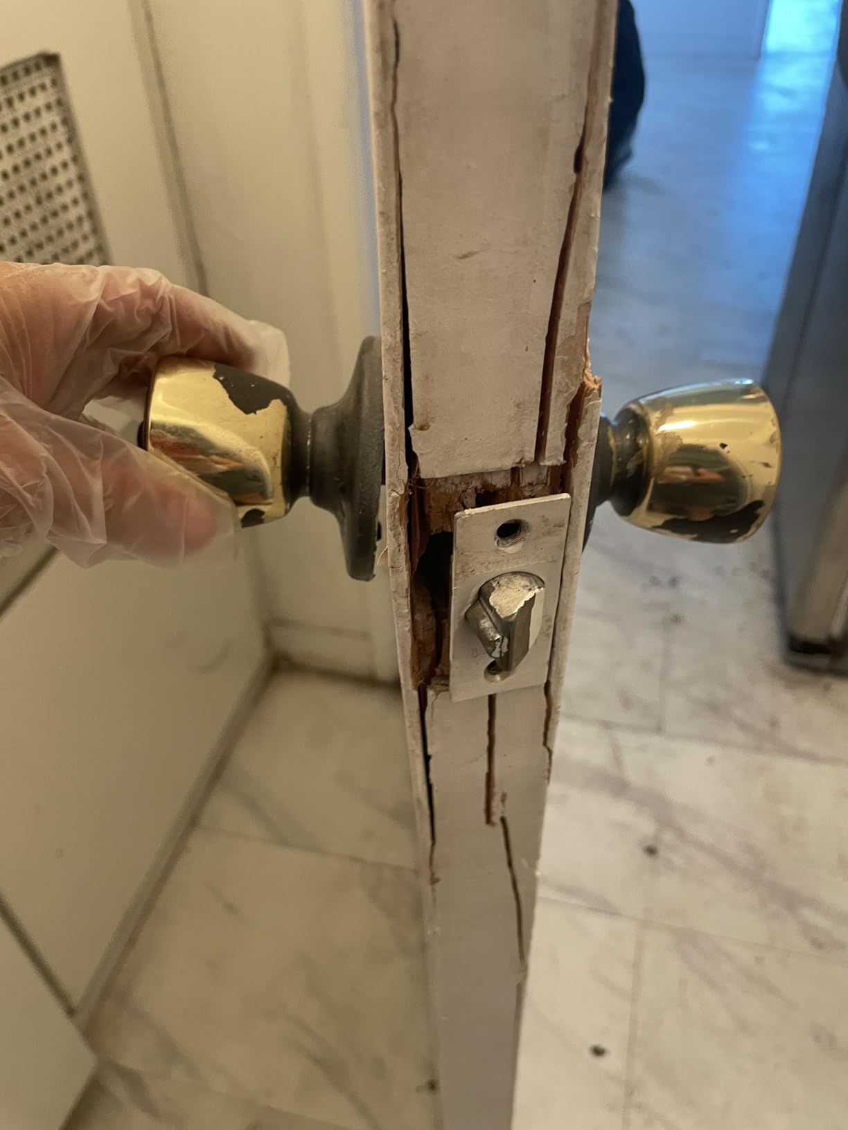 Prime-Line U 9585 Stainless Steel Lock and Door Reinforcement Plate customer photo 2