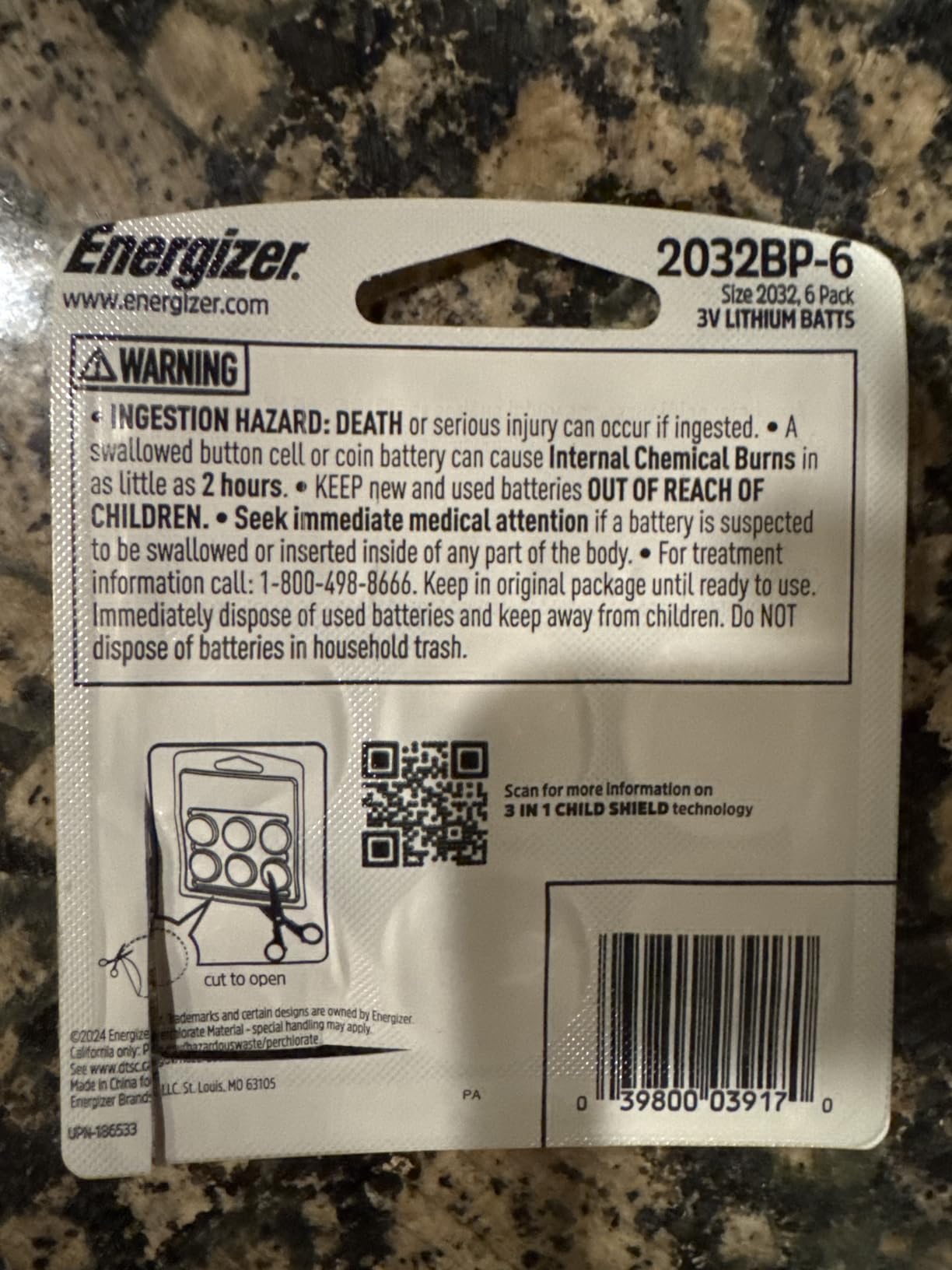 Energizer 2032 Batteries (4 Pack), 3V Lithium Coin Batteries customer photo 2
