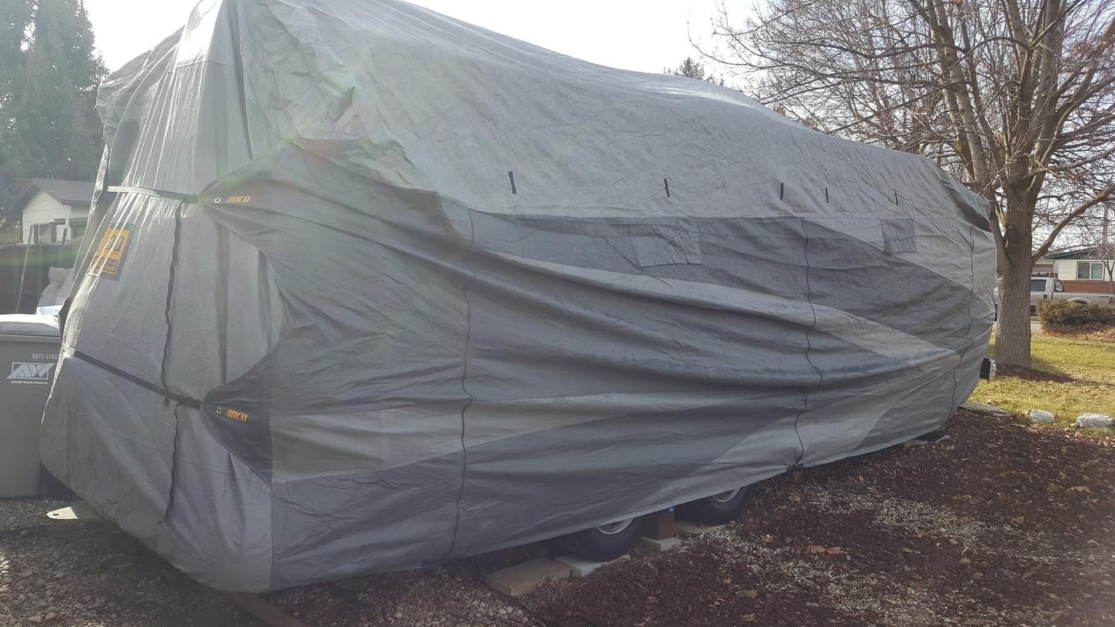 ADCO 52242 Designer Series SFS Aqua Shed Travel Trailer RV Cover - 22'1