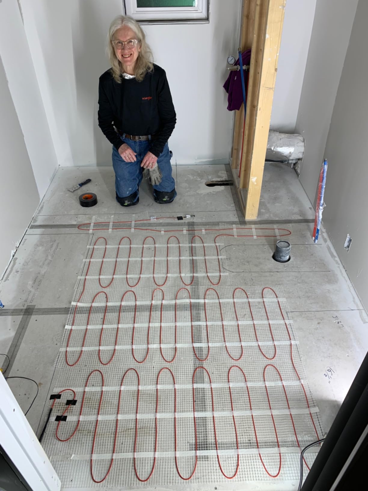 10 sqft Heatwave Electric Floor Heating Kit with Thermostat customer photo 2