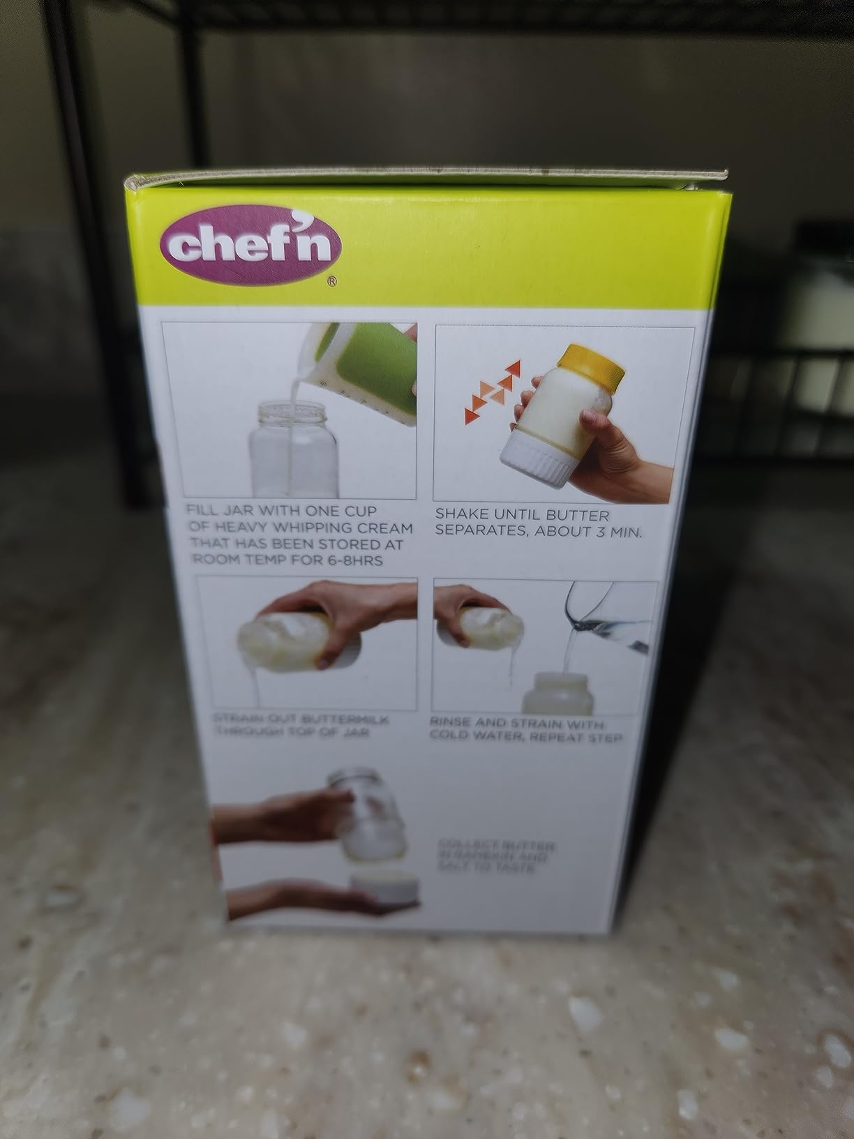 Chef'n 102-567-017 Buttercup Butter Maker, One Size, Lemon/Meringue customer photo 2